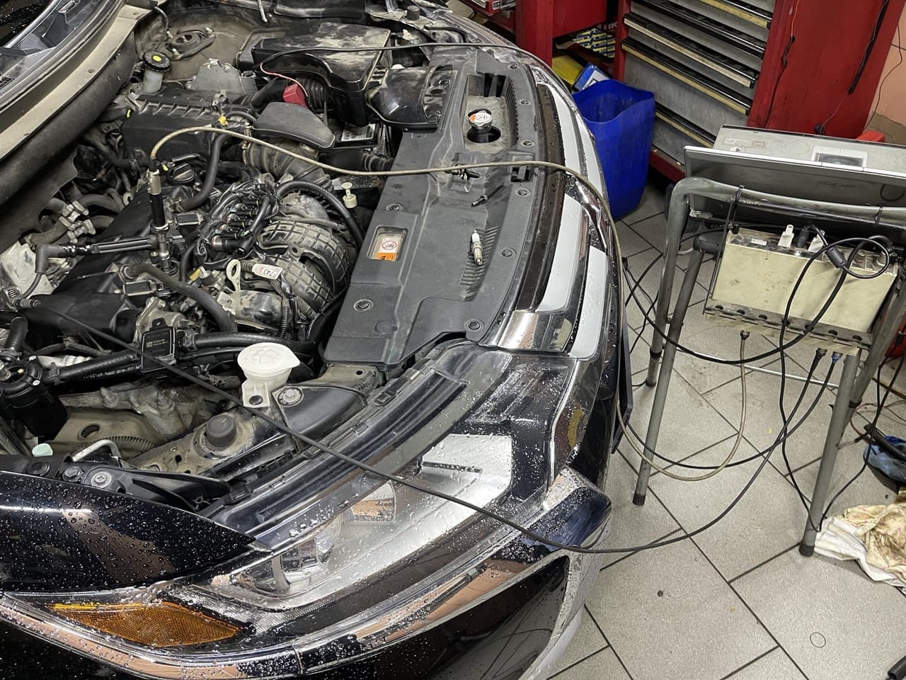 Пример работы по ультразвуковой чистке форсунок в автосервисе Injector.UA Киев